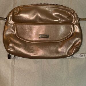 Versace Jeans Collection Metallic Gold Clutch